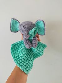 Babydoekje olifant wafel